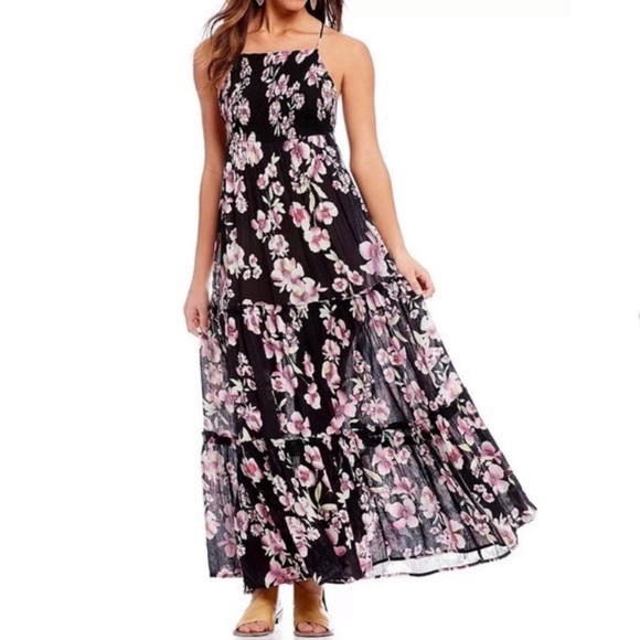 Free People Onyx Garden Party floral maxi … - Picture 3 of 9